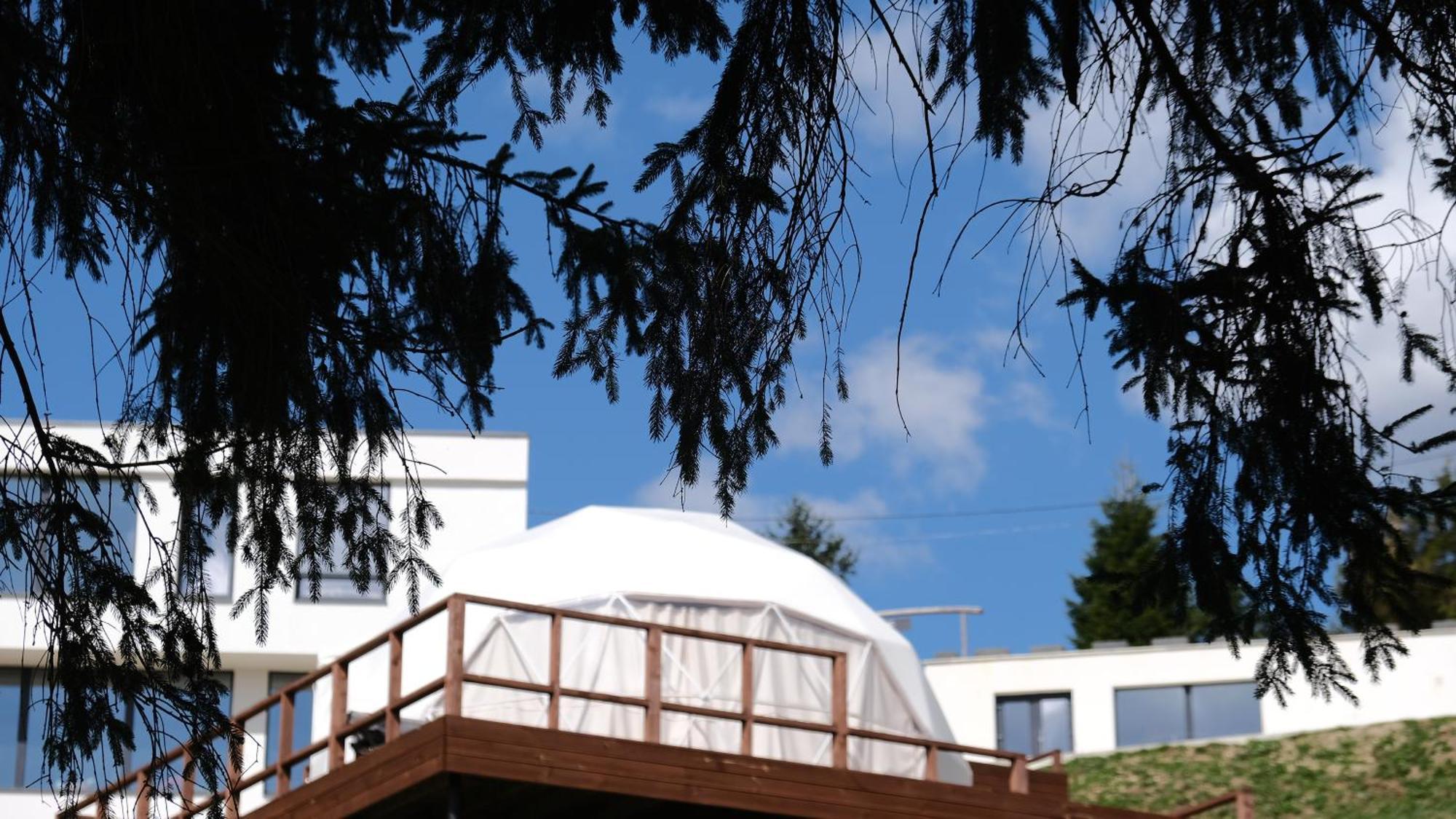 Глемпінг Де Вайб Hotel Vorokhta Ngoại thất bức ảnh