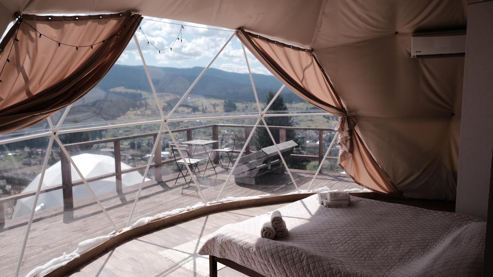 Глемпінг Де Вайб Hotel Vorokhta Phòng bức ảnh